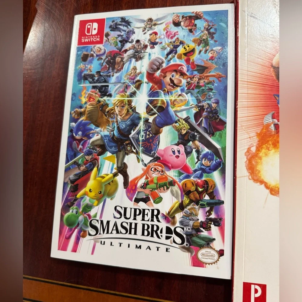 Nintendo Super Smash Bros. Guide with Multicolor Cover